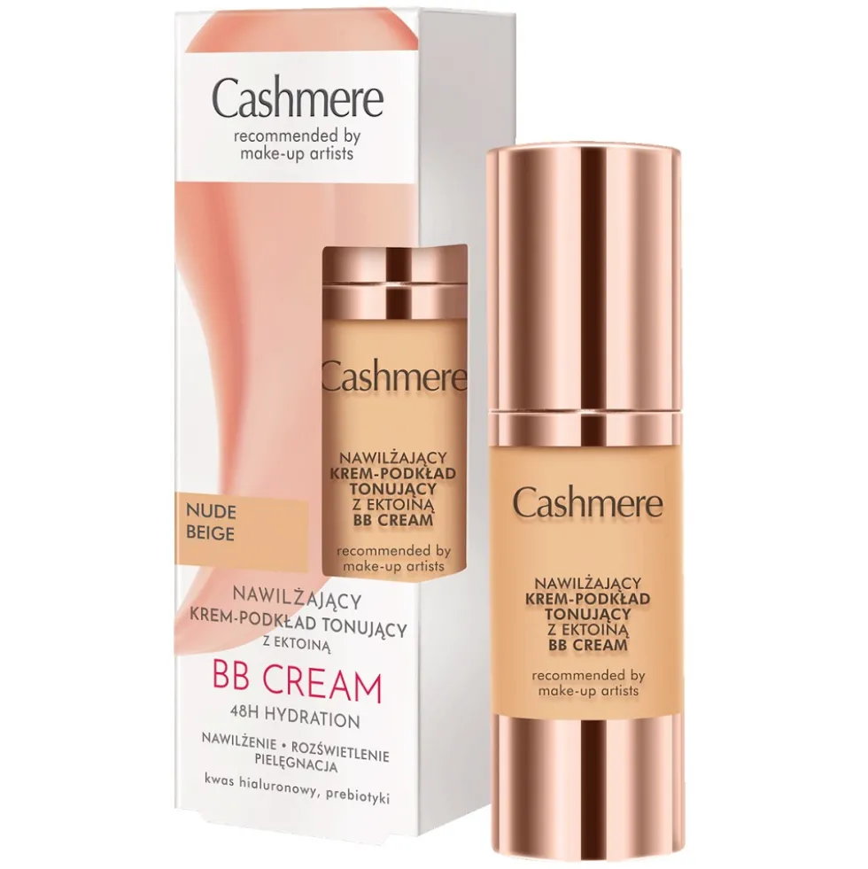 Cashmere Nawilżający krem-podkład tonujący z ektoiną Nude Beige 30ml