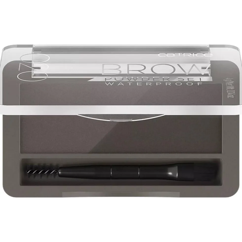 Catrice Brow Powder Set wodoodporny zestaw do brwi w pudrze 020 Ash Brown 4g