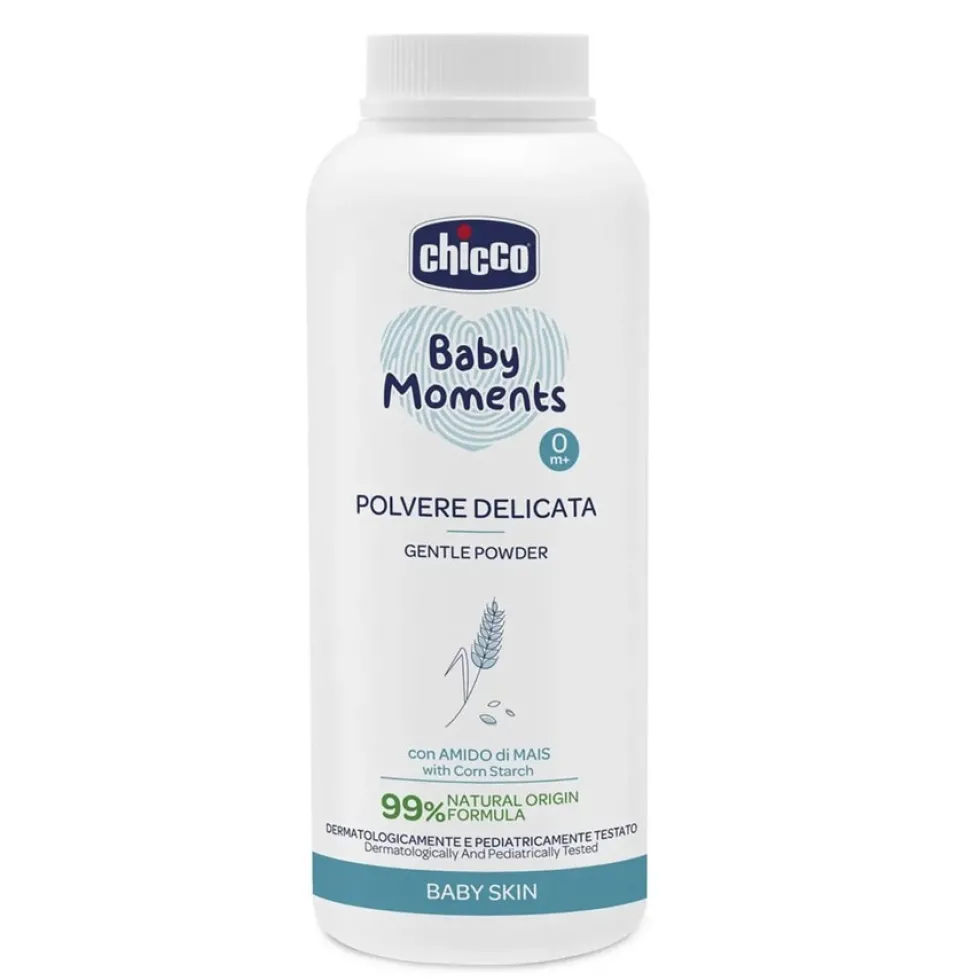 Chicco Baby Moments delikatny puder dla dzieci 0m+ 130g