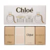 Chloe Les Parfums zestaw Nomade woda toaletowa 5ml + Rose Tangerine woda toaletowa 5ml + Chloe woda perfumowana 5ml + Nomade woda perfumowana 5ml