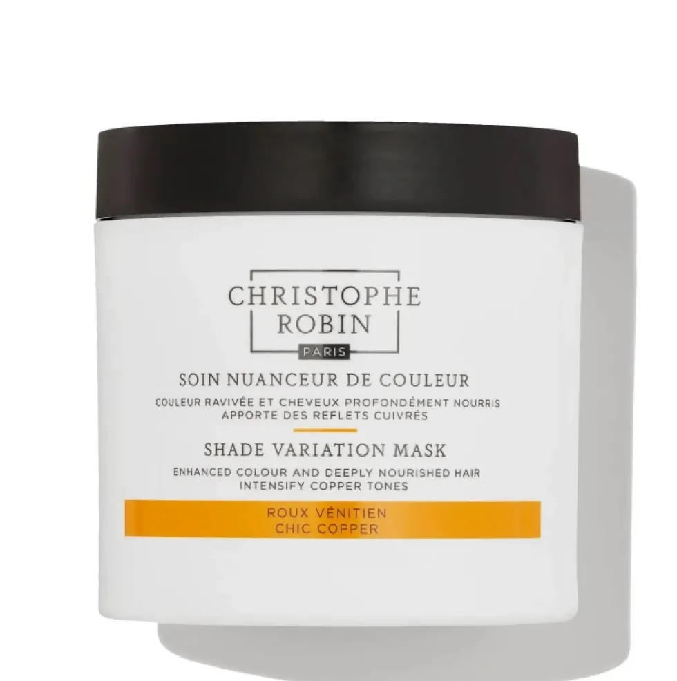 Christophe Robin Shade Variation Mask odżywcza kremowa maska odświeżająca kolor włosów Chic Copper 250ml