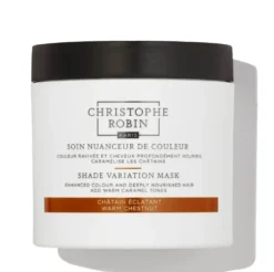 Christophe Robin Shade Variation Mask odżywcza kremowa maska odświeżająca kolor włosów Warm Chestnut 250ml