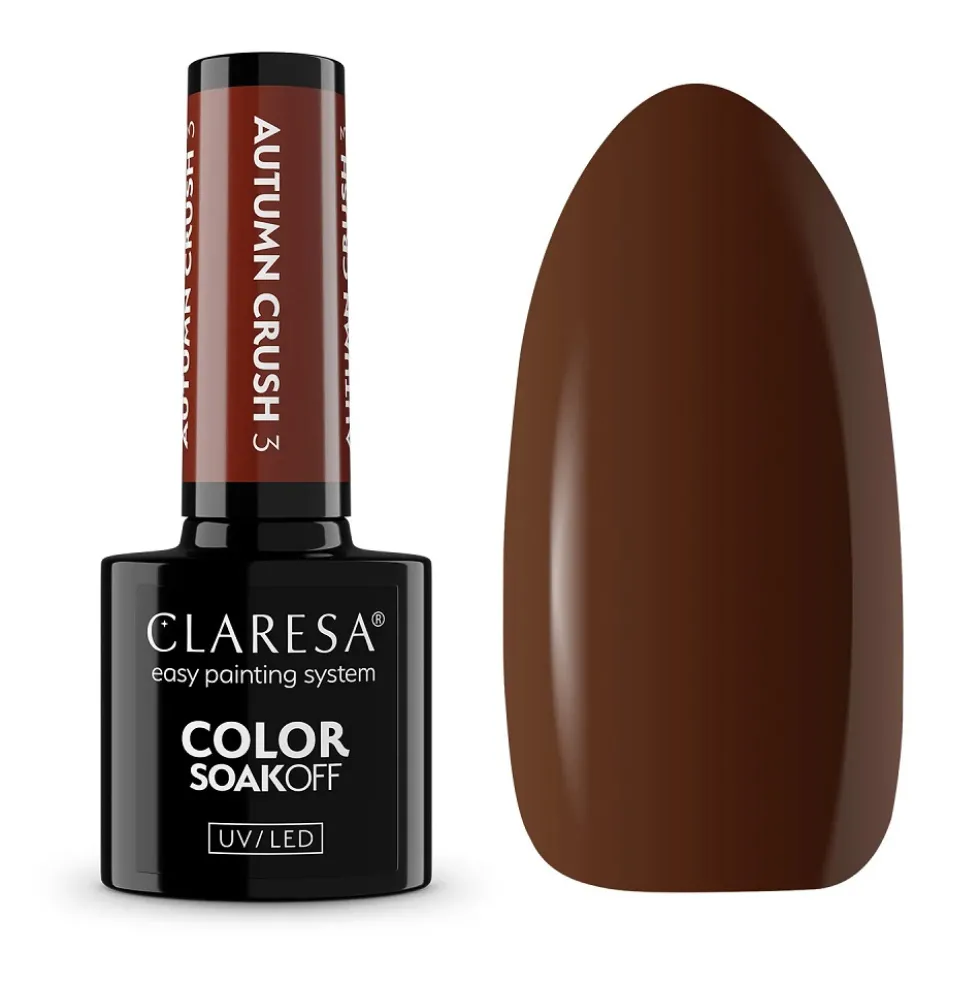 Claresa Color Soak Off UV/LED Autumn Crush lakier hybrydowy 3 5g