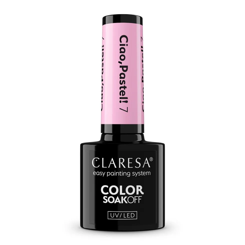 Claresa Color Soak Off UV/LED Ciao Pastel! lakier hybrydowy 7 5g