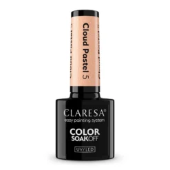 Claresa Color Soak Off UV/LED Cloud Pastel lakier hybrydowy 5 5g