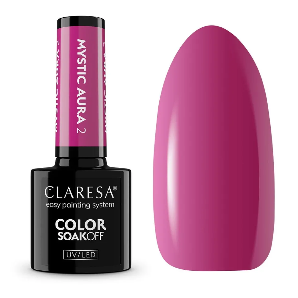 Claresa Color Soak Off UV/LED Mystic Aura lakier hybrydowy 2 5g