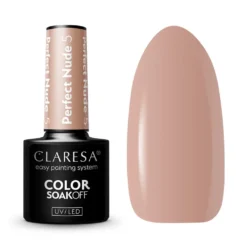 Claresa Color Soak Off UV/LED Perfect Nude lakier hybrydowy 5 5g