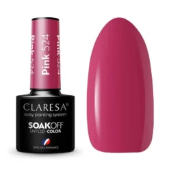 Claresa Color Soak Off UV/LED Pink lakier hybrydowy 524 5g
