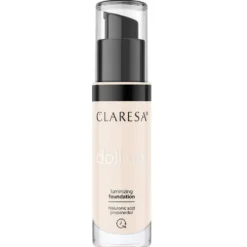 Claresa Doll Up! podkład rozświetlający do twarzy 02 Light 34g