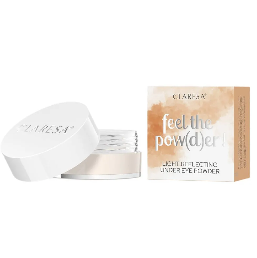 Claresa Feel The Pow(d)er! sypki puder pod oczy 02 Beige 6g