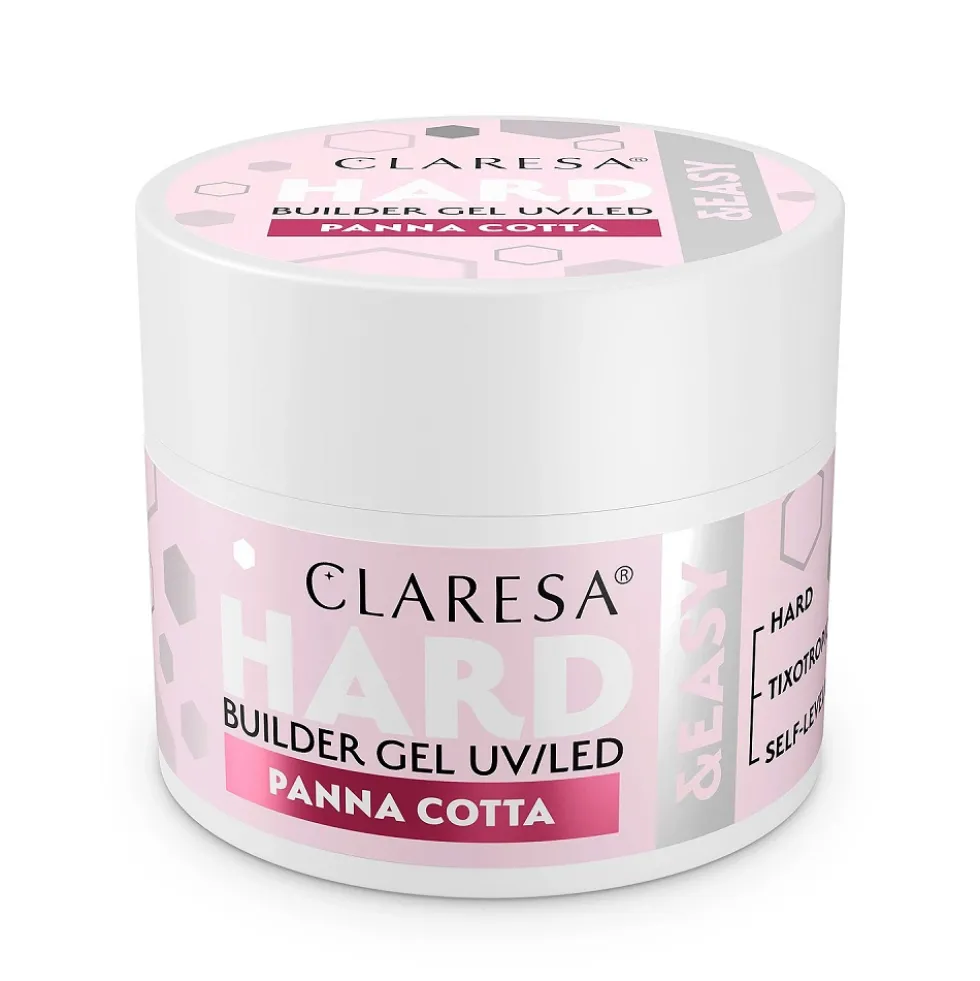 Claresa Hard&Easy Builder Gel żel budujący Panna Cotta 12g