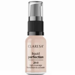 Claresa Liquid Perfection 2w1 korektor i podkład kryjący 103 Cool Medium 18g