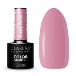 Claresa Soak Off UV/LED Dusty Rose lakier hybrydowy 3 5g