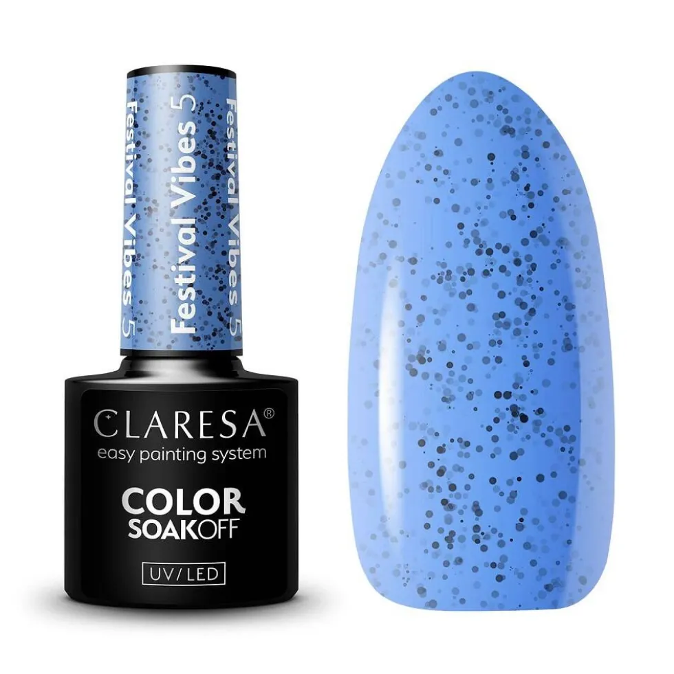 Claresa Soak Off UV/LED Festival Vibes lakier hybrydowy 5 5g