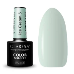 Claresa Soak Off UV/LED Ice Cream lakier hybrydowy 5 5g
