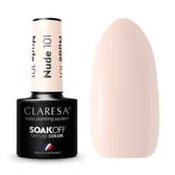 Claresa Soak Off UV/LED Nude lakier hybrydowy 101 5g