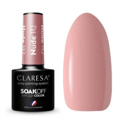 Claresa Soak Off UV/LED Nude lakier hybrydowy 112 5g
