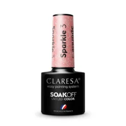 Claresa Soak Off UV/LED Sparkle lakier hybrydowy 3 5g