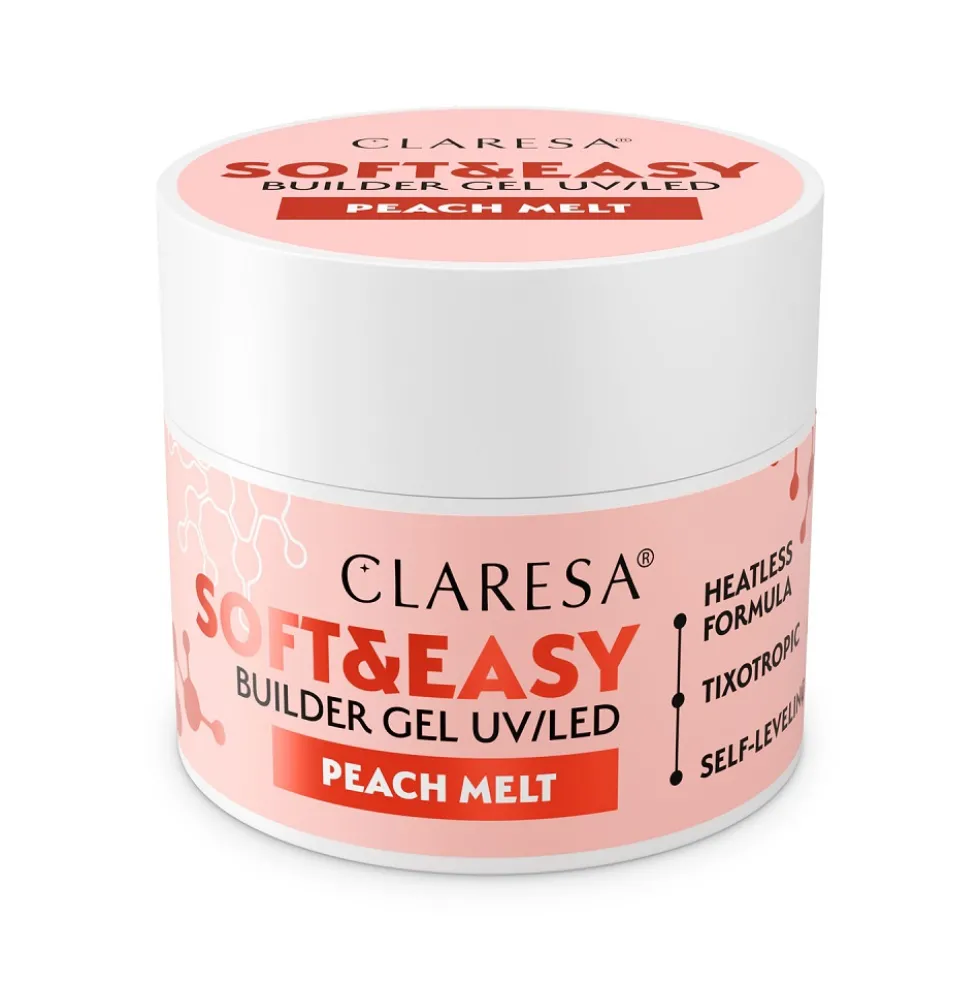 Claresa Soft&Easy Builder Gel żel budujący Peach Melt 45g