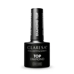 Claresa Top Diamond No Wipe top hybrydowy do paznokci 5g