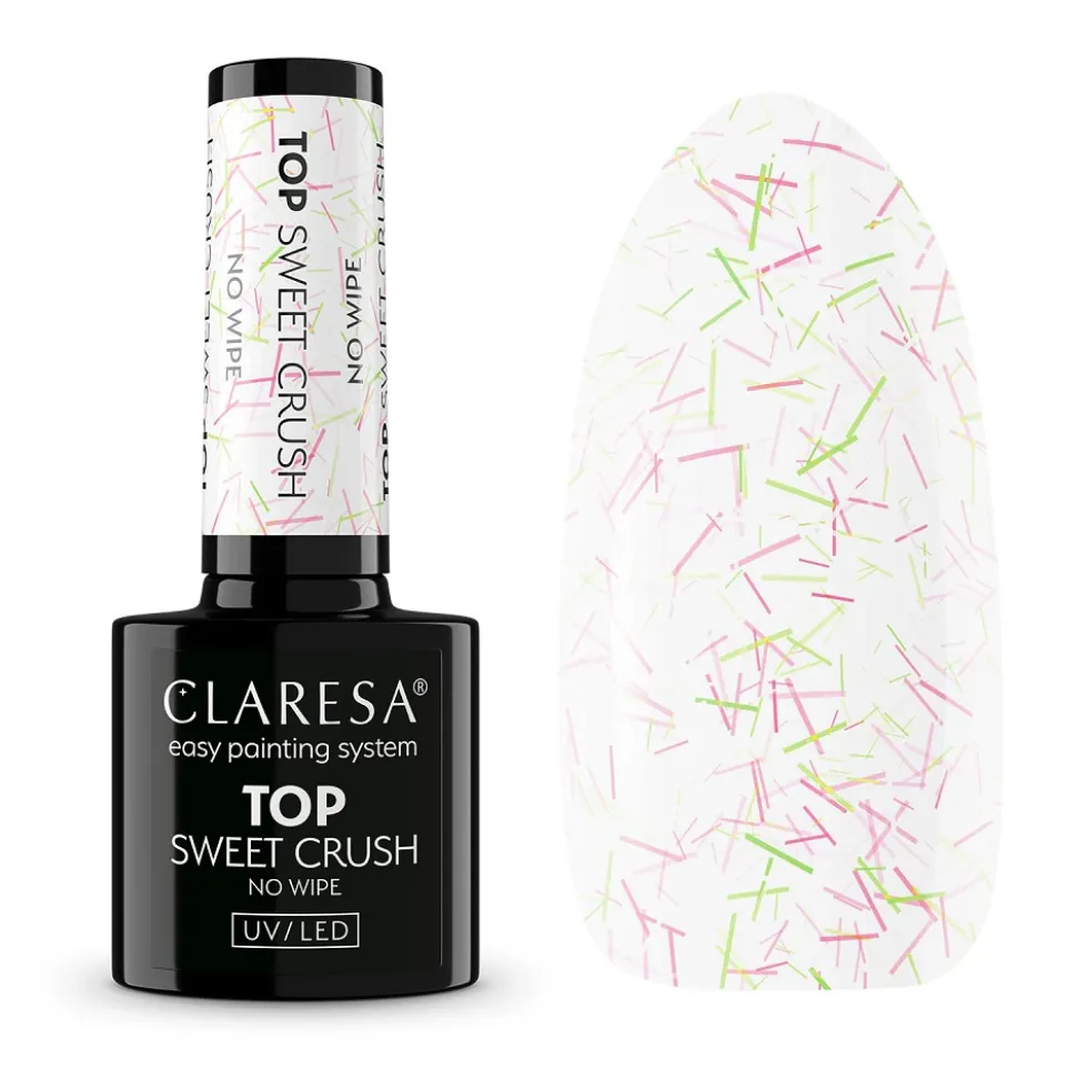 Claresa Top No Wipe Sweet Crush top hybrydowy bez przemywania 5g