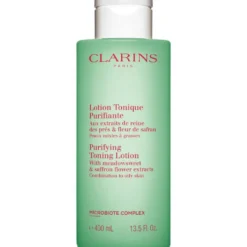 Clarins Purifying Toning Lotion tonik oczyszczający do skóry tłustej i mieszanej 400ml