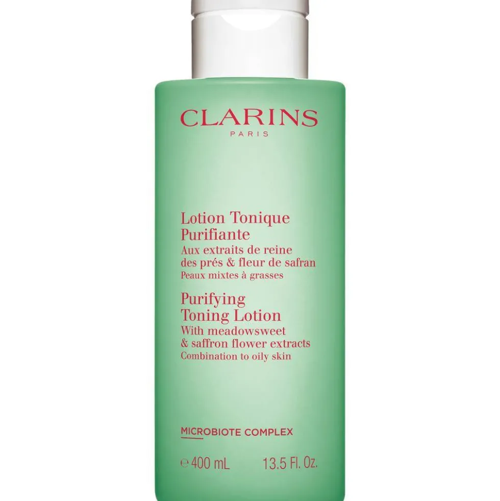 Clarins Purifying Toning Lotion tonik oczyszczający do skóry tłustej i mieszanej 400ml