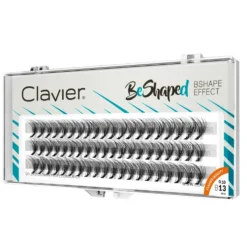 Clavier BeShaped jedwabne kępki rzęs skręt B 10D 12mm