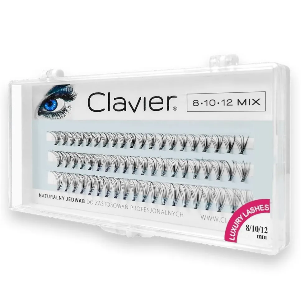 Clavier Classic kępki rzęs Mix 8/10/12mm