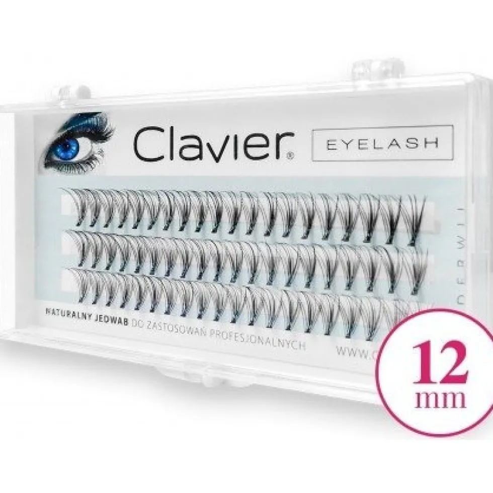 Clavier Eyelash kępki rzęs 12mm Black