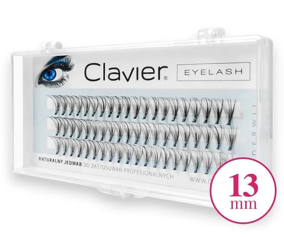 Clavier Eyelash kępki rzęs 13mm Black