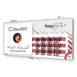 Clavier Foxy Femme by Marta „Zmalowana” Parciak kępki rzęs – efekt foxy eyes 10-14mm