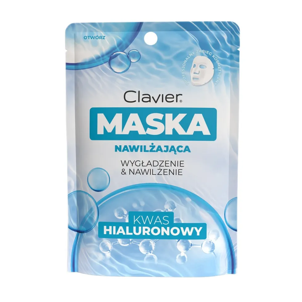 Clavier Maska nawilżająca w płachcie z kwasem hialuronowym 25ml