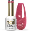 Clavier Nailsology lakier hybrydowy z brokatem 129 Lambada Pink 8ml