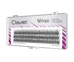 Clavier Vshape Fishtail Eyelashes kępki rzęs 8mm