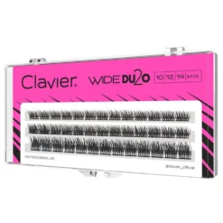 Clavier Wide Du2o kępki rzęs skręt C o objętości 36D 10-12-14mm