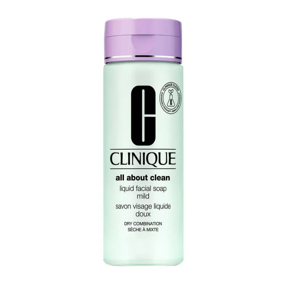 Clinique All About Clean™ Liquid Facial Soap Mild mydło w płynie do twarzy dla skóry mieszanej 200ml