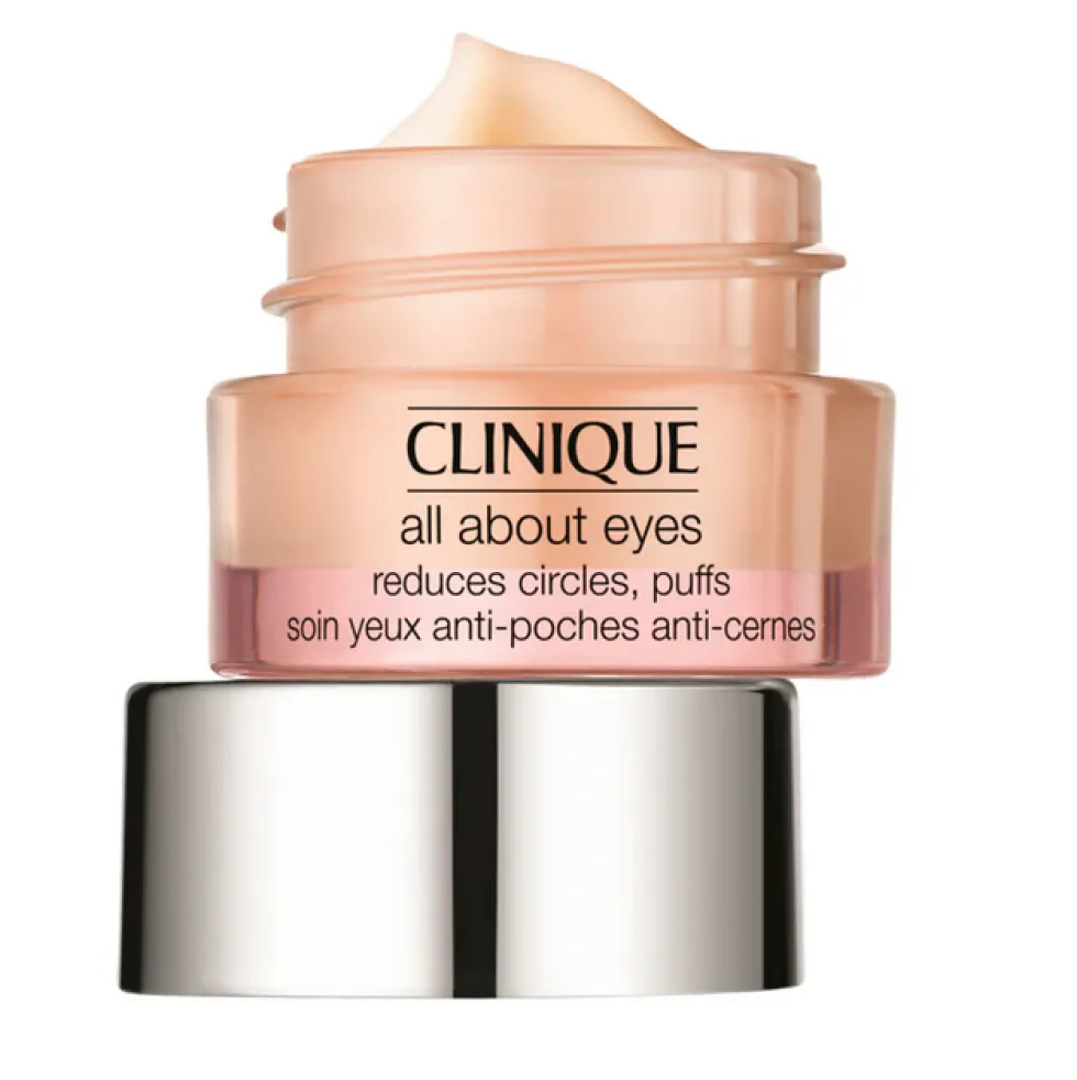 Clinique All About Eyes krem-żel redukujący sińce pod oczami opuchliznę oraz linie i drobne zmarszczki 15ml