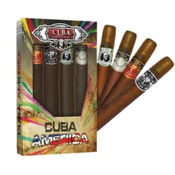 Cuba Original Cuba America zestaw Black woda toaletowa spray 35ml + Green woda toaletowa spray 35ml + Brown woda toaletowa spray 35ml + Grey woda toaletowa spray 35ml