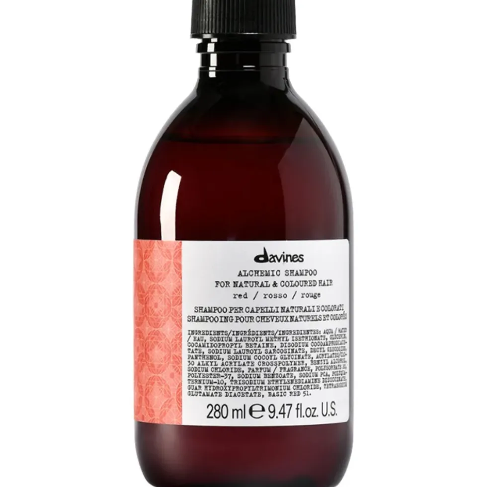 Davines Alchemic Red Shampoo szampon wzmacniający miedziane refleksy 280ml