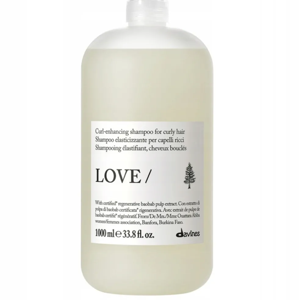 Davines Essential Haircare Love Curl Shampoo szampon wzmacniający skręt do włosów kręconych 1000ml