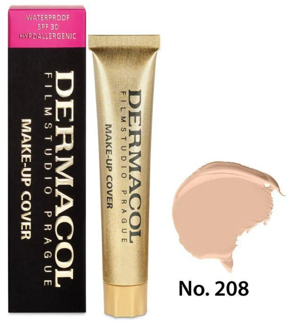 Dermacol Make-Up Cover wodoodporny podkład mocno kryjący 208 SPF30 30g