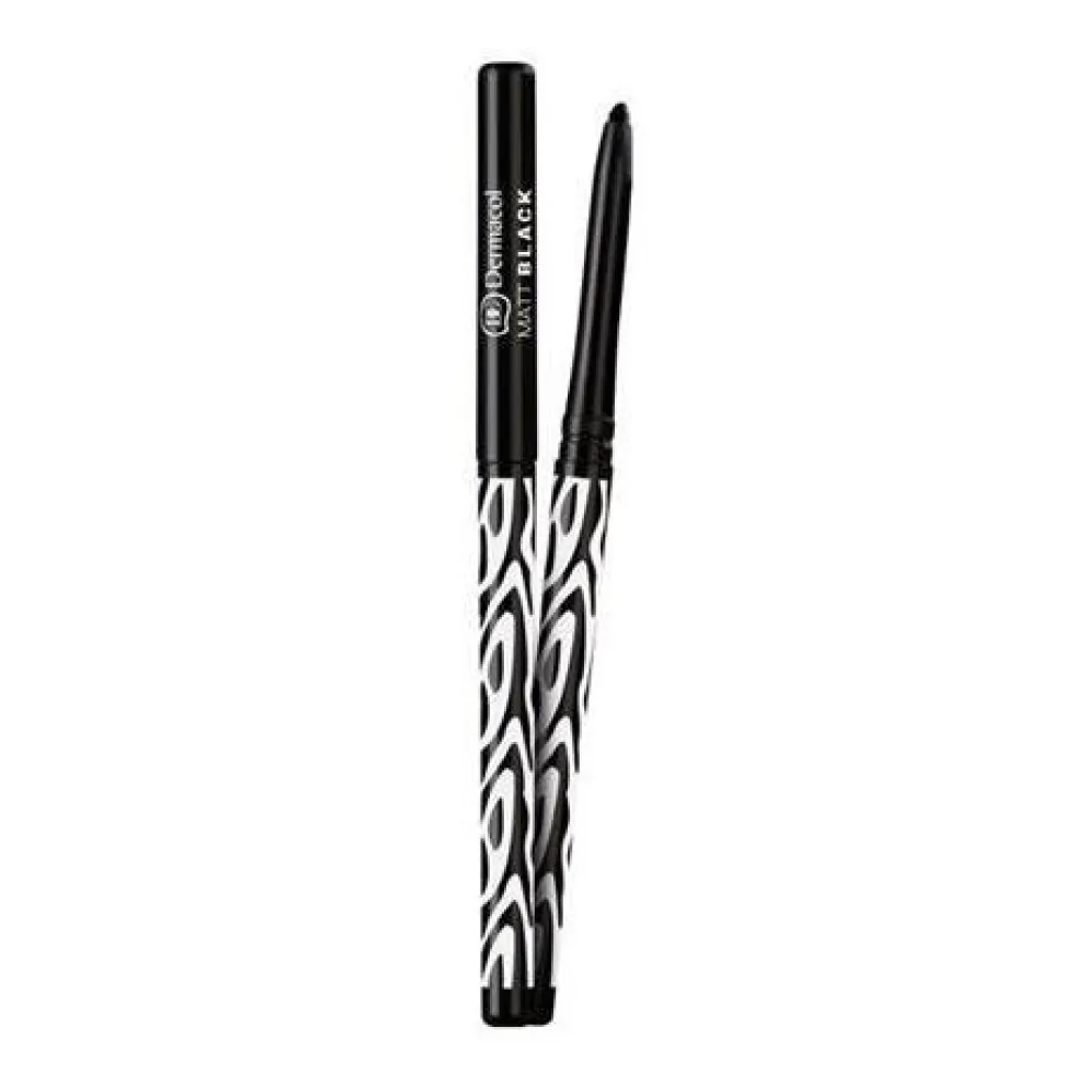 Dermacol Matte Eye Pencil matowa kredka do oczu Black 4.3g