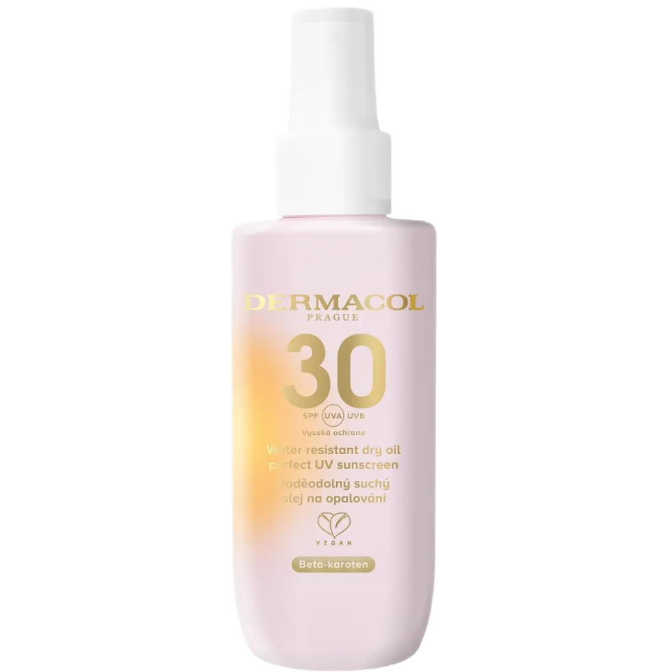 Dermacol Sun Care wodoodporny suchy olejek do opalania w sprayu SPF30 150ml