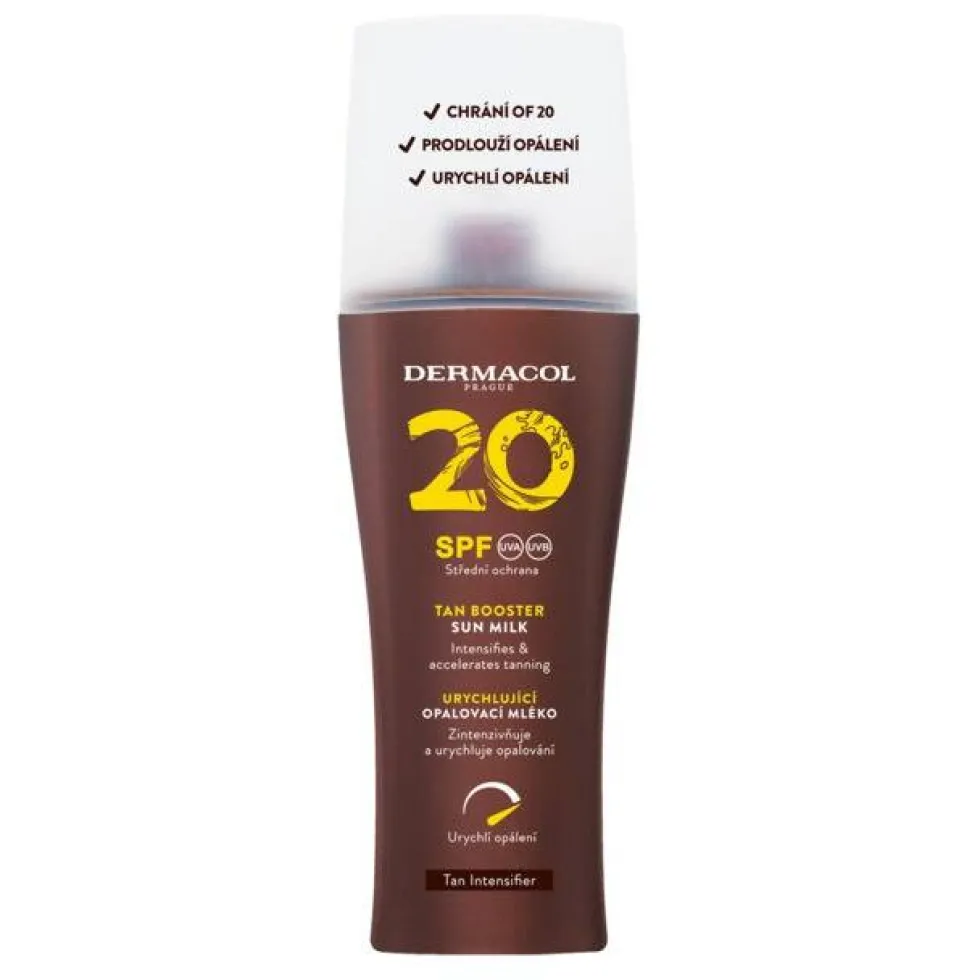 Dermacol Tan Booster Sun Milk mleczko ochronne przyspieszające opalanie SPF20 200ml