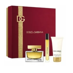 Dolce & Gabbana The One Woman zestaw woda perfumowana spray 75ml + balsam do ciała 50ml + woda perfumowana spray 10ml