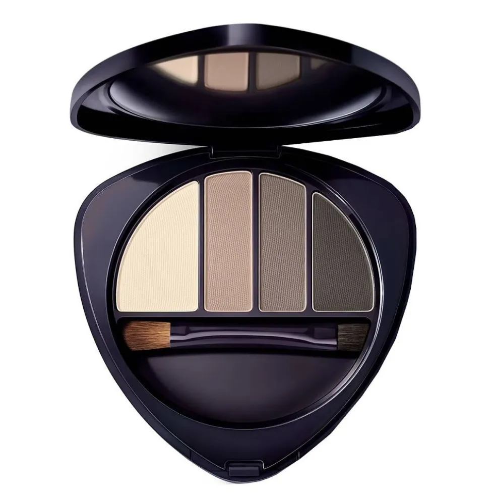 Dr. Hauschka Eye & Brow Palette paleta cieni do powiek i brwi 01 Stone 5.3g