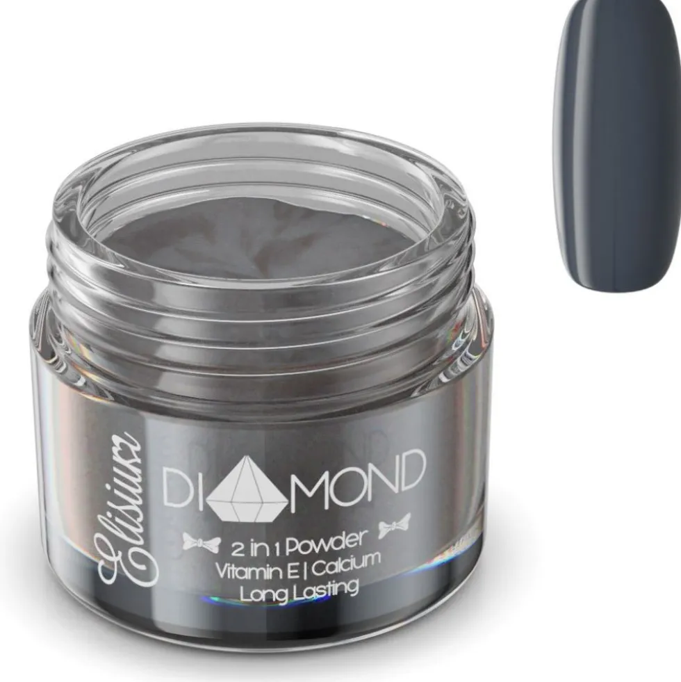 Elisium Diamond 2in1 Powder proszek do manicure tytanowego DS308 Black Friday 23g