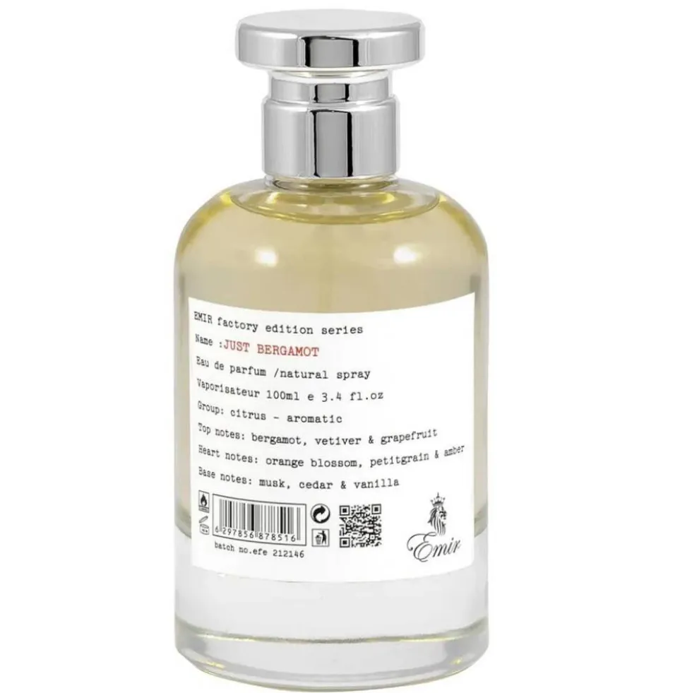 Emir Just Bergamot Factory Edition woda perfumowana spray 100ml