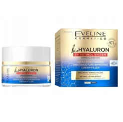 Eveline Cosmetics BioHyaluron 3 x Retinol ultranawilżający krem-filler poprawiający strukturę skóry 40+ 50ml